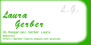 laura gerber business card